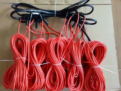 碳纤维发热电缆的接线方法